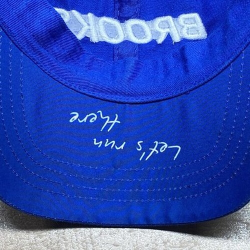 Brooks Running Hat‎ Blue Strap Athleisure Outdoor Hiking - Picture 6 of 8